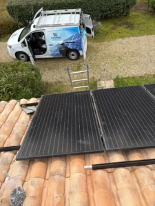 entreprise nettoyage panneaux solaires sécurisée
