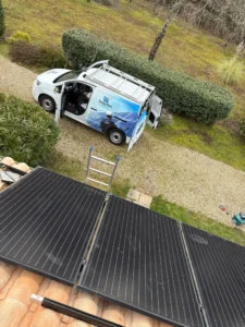 nettoyage panneaux solaires villa