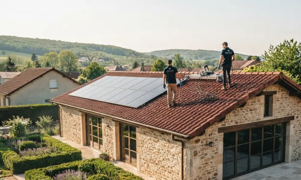 Spécialiste nettoyage panneaux photovoltaïques Gironde